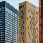 Modern buildings in Kirchberg